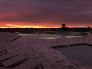 Beach-Tennis-Resort-Sunrise-Hilton-Head-Pool-sunrise